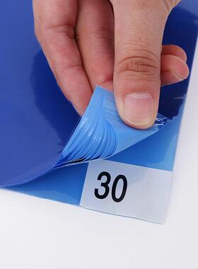 厂家粘尘垫可撕式蓝色除尘垫24*36无尘室脚踏粘尘垫65x115cm