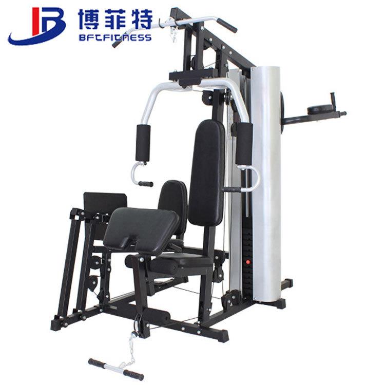 商用综合训练器锻炼健身坐式推胸坐式高拉划船双杆屈伸肌肉训练