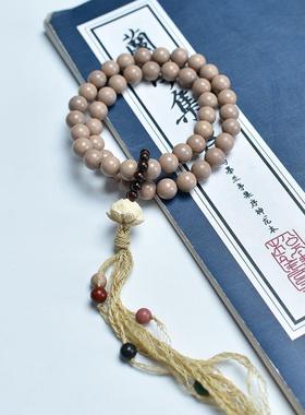 2026五行白合香珠古法工艺串珠手链双圈多彩珠吊坠简约手腕香念珠