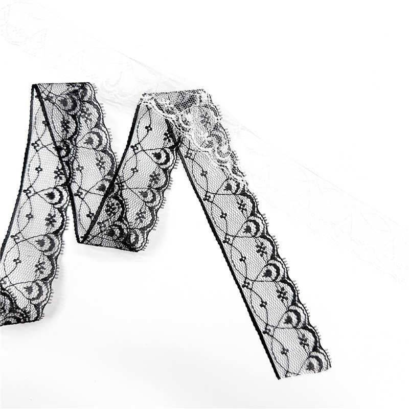 3cm睫毛无弹花边 单边花边 服装饰品帽子包包等辅料批发