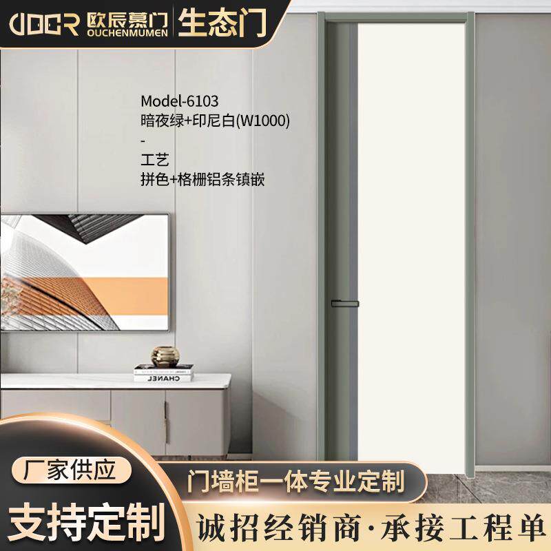 爱尚我门烤漆门精雕系列 实木室内门韩式无痕生态门 新房装修门