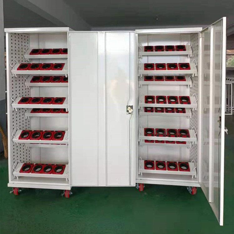青岛双开门刀具柜数控车间铣床刀具车BT40刀具架BT50刀具柜厂家