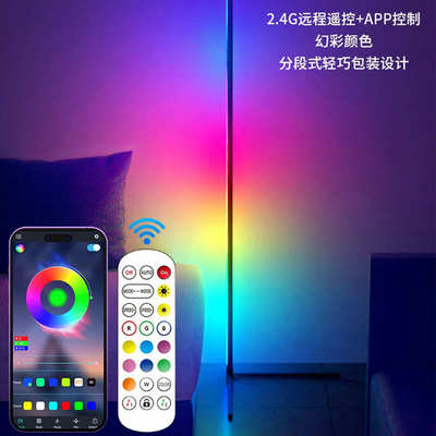 1.5米1202.4G遥控外置幻彩灯珠RGBIC墙角灯灯带无极调光艺术灯