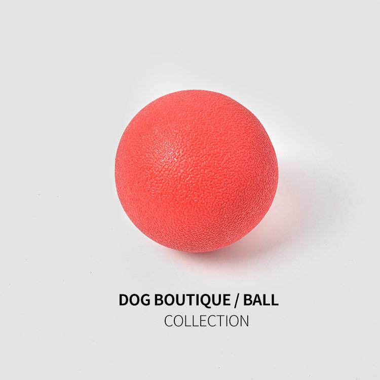 宠物实心橡胶弹力玩具球 狗狗耐咬洁齿训犬球 宠物用品狗狗玩具