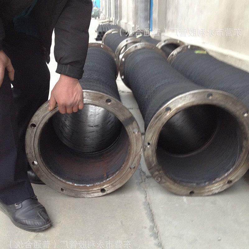 四川大口径胶管法兰管耐磨管吸水管吸沙管排污管泵管喷浆管钢丝管