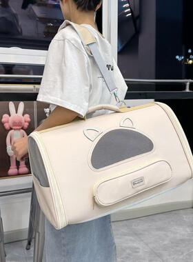 猫袋，郊游宠物袋，单肩和双肩便携式，普遍适用于所有季节，可折