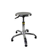 椅实验室椅子带升降圆凳凳凳不锈钢学校工作防静电流水线轮子专用