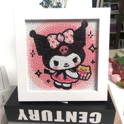 Kitty Kuromi Diamond Painting Kit Cartoon 5D DIY Round Mosai