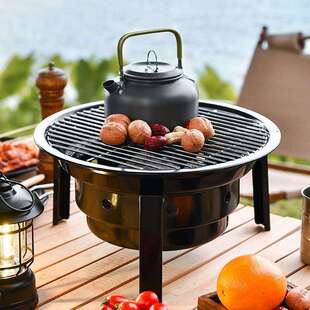 围炉煮茶烤火炉套装器具全套冬日家用室内烧烤炉炭炉围聚炉子工具