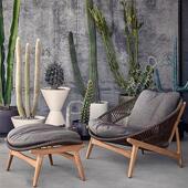 室户沙发茶几组合别墅217庭外院花园休闲藤阳椅露天台防水懒人椅