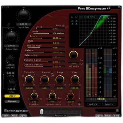 Flux Pure DCompressor V3 反向压缩器插件正版后期制作混音