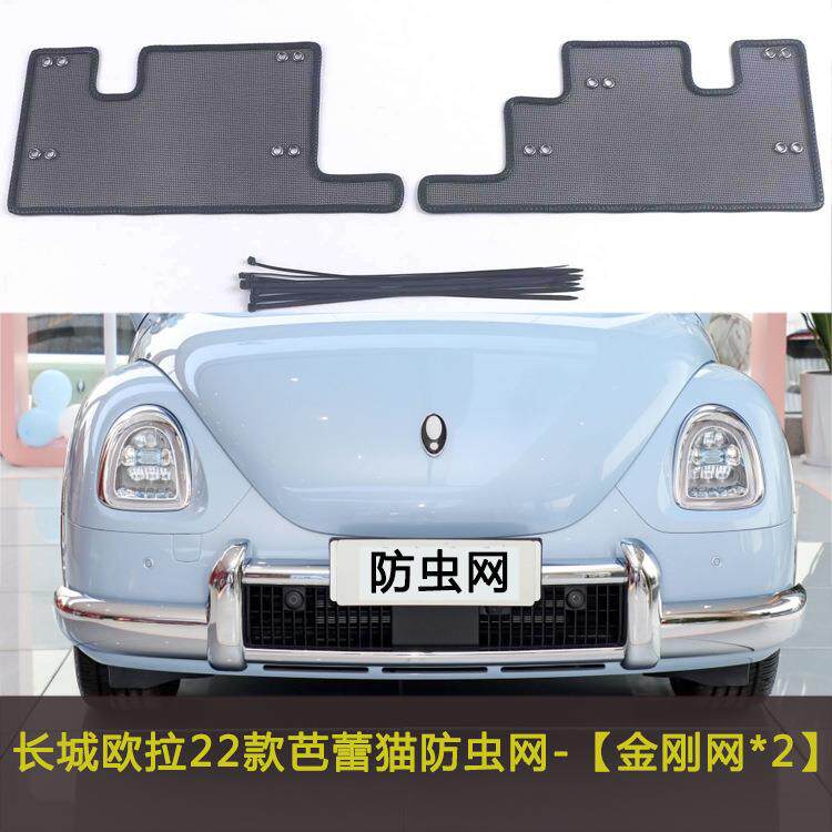 长城欧拉22款芭蕾猫/21款欧拉好猫汽车防虫网水箱保护网防尘中网