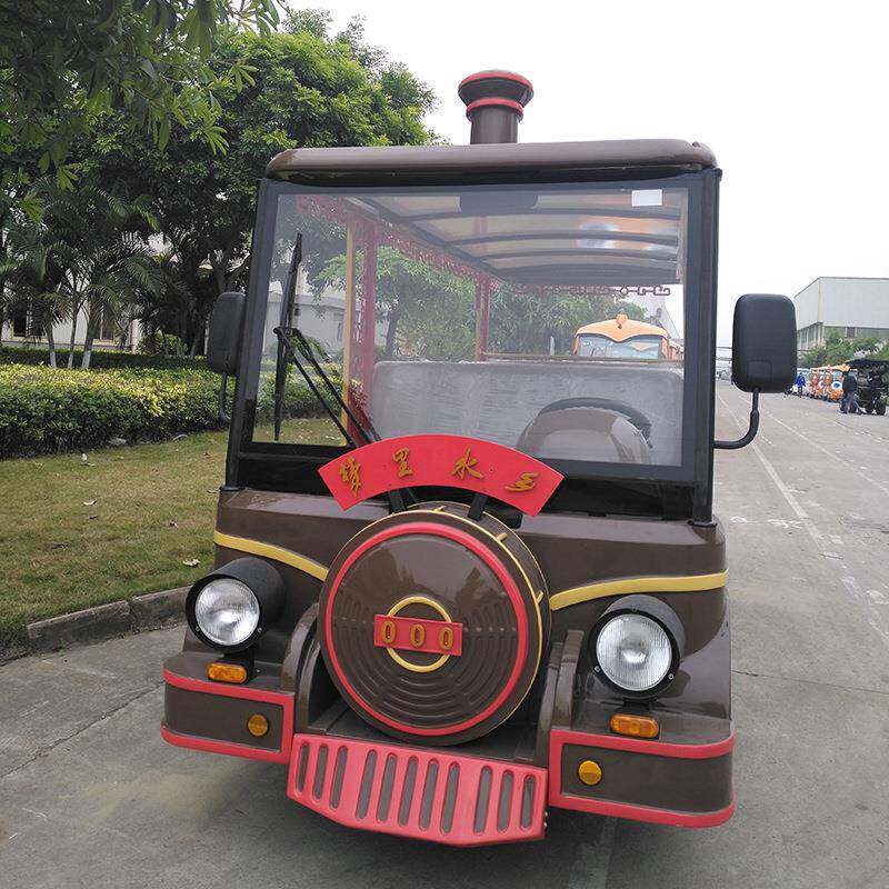 优步新能源电动观光车14座公园景区旅游观光车充电电动代步车
