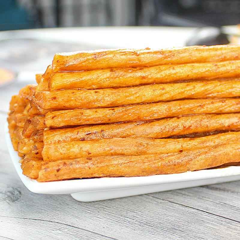 现货怡冠园弹力面片102g*10袋辣皮辣片80后老式辣条零食香辣大片