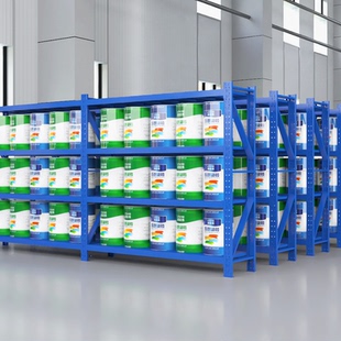 6E3X仓储货架多层快递超市仓库家用地下室置物架承重货物铁架展示