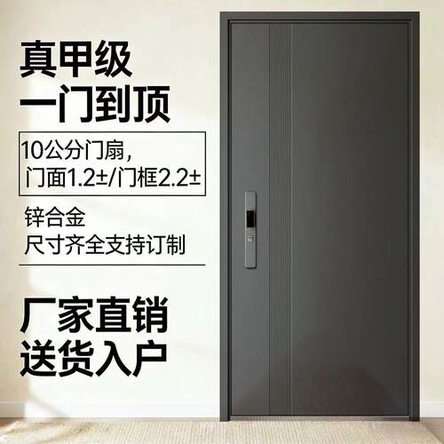 厂家直销真甲级防盗入户门家用进户门单门子母门一门到顶支