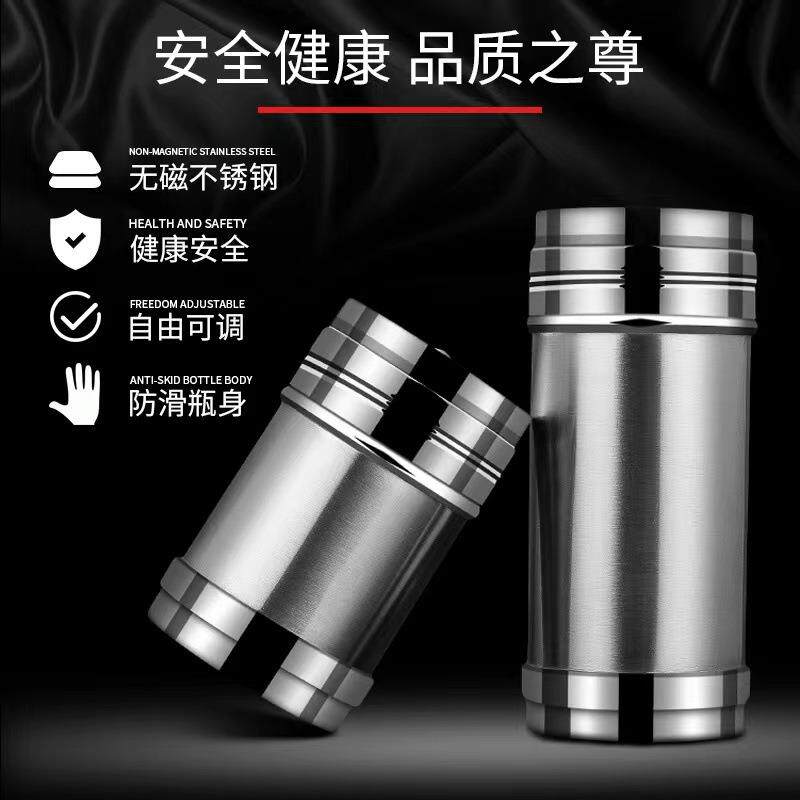 韩式不锈钢调味罐粉料罐佐料胡椒辣椒孜然撒粉厨房旋转式调料瓶子