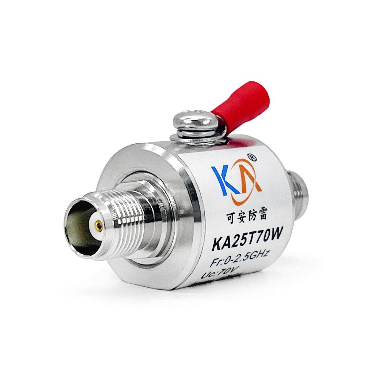 KA25T70W天馈同轴信号防雷器TNC-KK母转母馈线避雷器频率2500MHz
