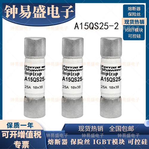 A15QS10-2 A15QS12-2罗兰熔断器A15QS15-2 A15QS20-2美尔森保险丝