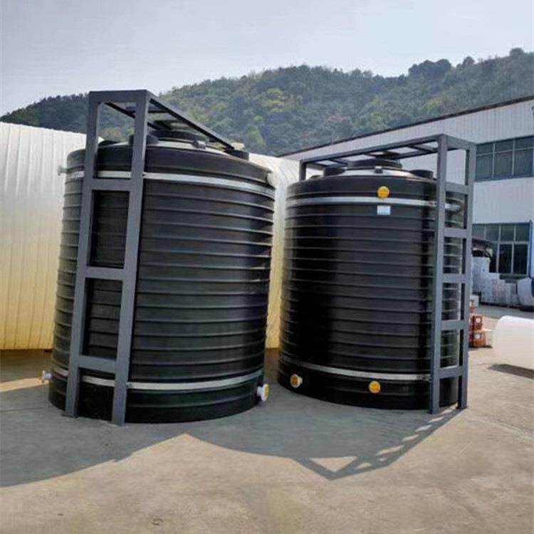 可按搅拌机调和的黑色塑料桶工业化工外加剂混合溶解10吨搅拌罐
