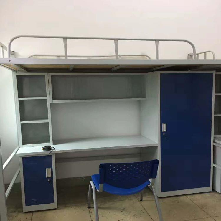 上下床DL床带床交错带桌书桌组合高低子母床上下铺双层成人省空间