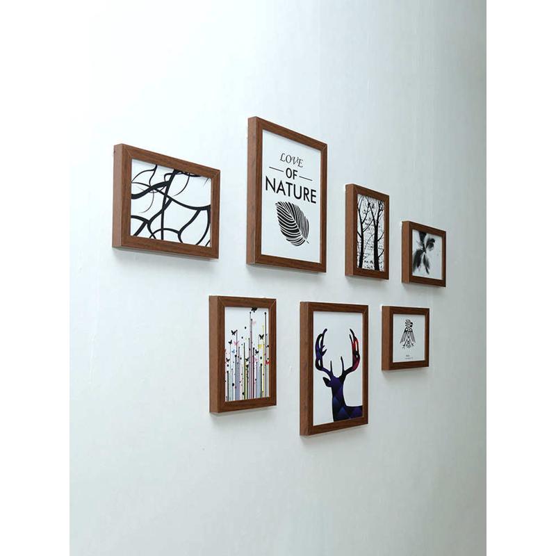 北欧风照片墙创意挂墙组合相框墙免打孔相片墙酒店宾馆墙壁装饰框