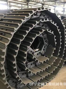 挖掘机引导轮PC450-8 PC400-8链条 履带总成 支撑轮 矿山