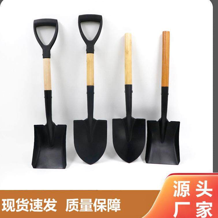 厂家儿童植树铲子铁锹沙滩种树挖土赶海小铲子直把户外园林铲