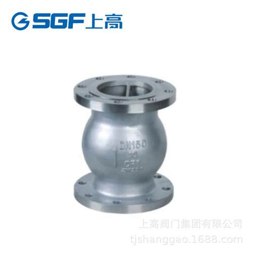 法兰立式止回阀HQ41X-16Q球墨铸铁单向阀逆止阀水力控制阀门