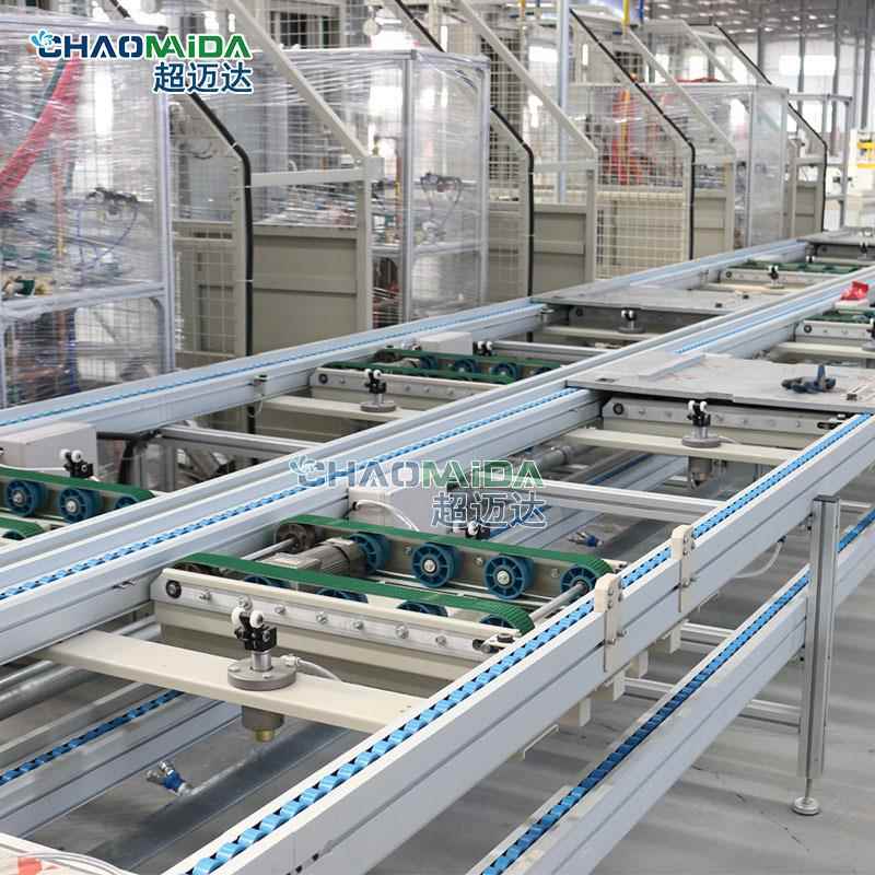 大型生输送线锂电按装配线充电桩BVW产线锂电池池输送线需设计