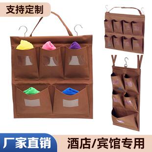 酒店客房工作车抹布袋挂袋清洁车布草车工具区分毛巾收纳分类五色