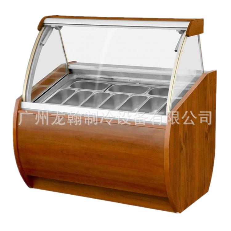 商用卧式硬质展示柜冰淇淋展示柜冷冻雪糕柜冰柜冰激淋柜