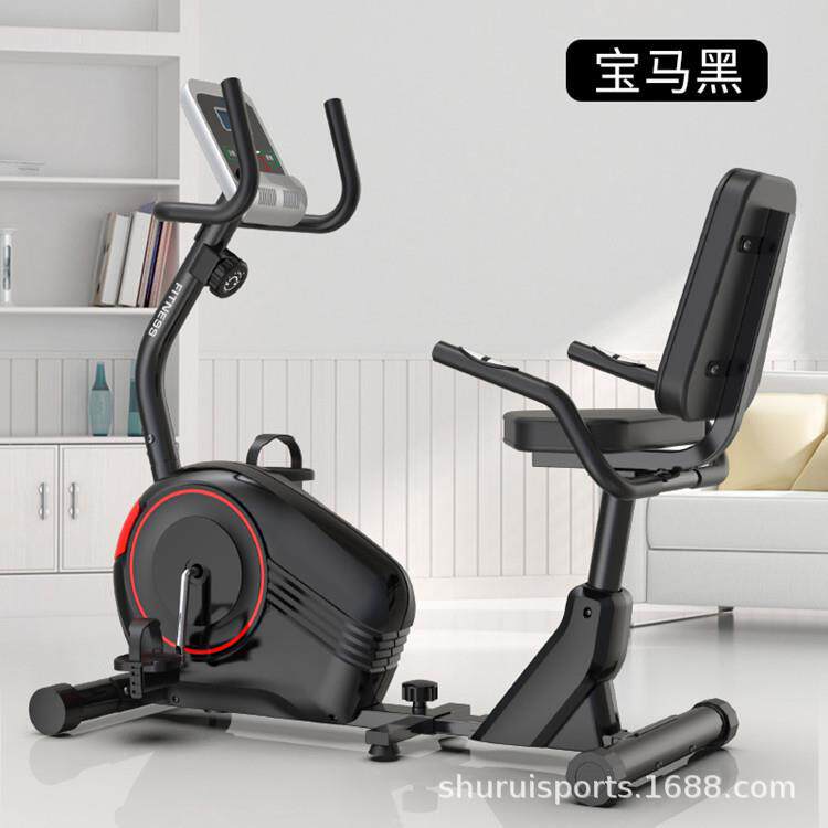 跨境下肢功率车卧式健身车家用磁控车室内踏步磁控健身车健身器材