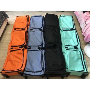 纯色单双板滑雪板包雪具收纳包带轮大容量防水耐磨装备滑雪专用