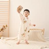 婴儿睡袋秋冬款 通用 宝宝春秋加厚恒温睡袋新生儿童防踢被棉四季