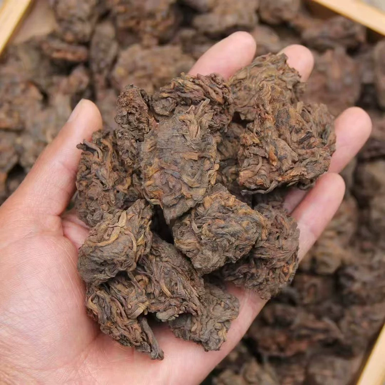 普洱茶老茶頭普洱熟茶 雲南普洱茶老茶頭500克 普洱茶 BUASHOP普洱老茶