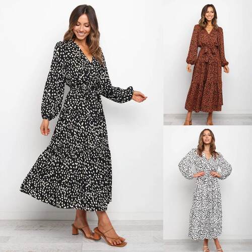 Long sleeved jumpsuit and long skirt for women