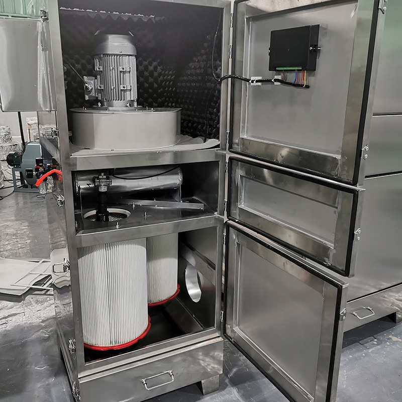 不锈钢单机脉冲滤筒除尘器 激光打磨工业集尘器粉尘收集器集尘机