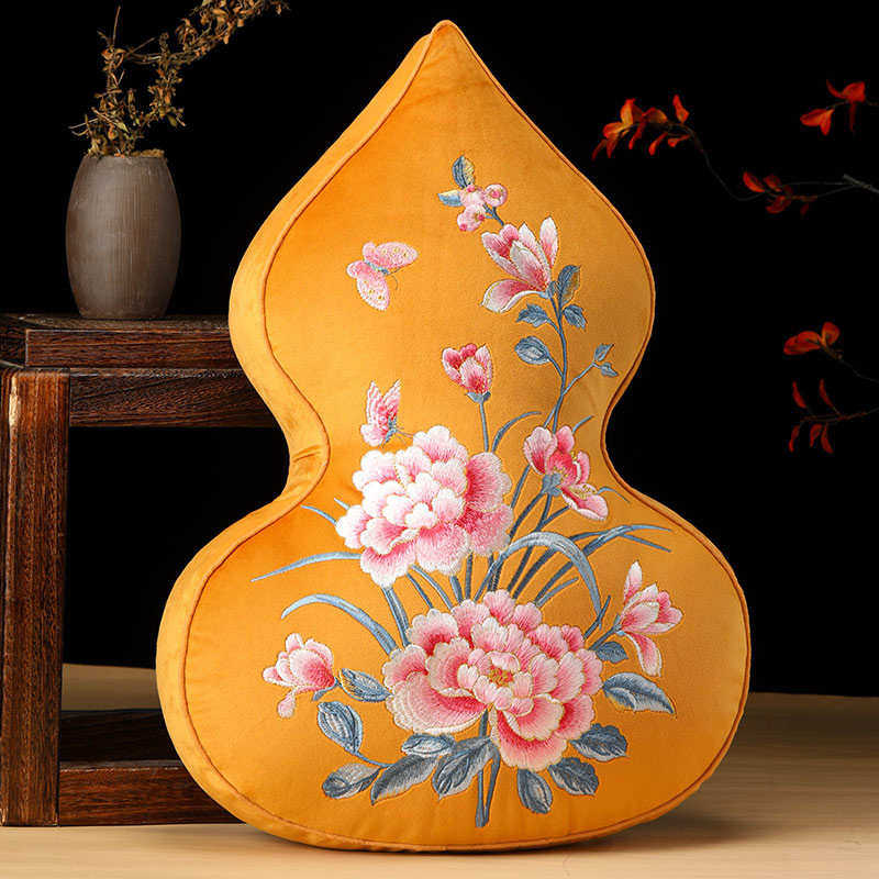 新中式抱枕高端沙发客厅靠枕榻榻米异形葫芦枕床上腰枕中国风靠垫,居家布艺,靠垫/抱枕,淘宝优惠券,粉丝福利购,淘宝优惠卷