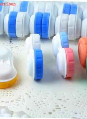 5/10 pcs lot Colored Contact Lenses Case L+R Contact Lens Ca