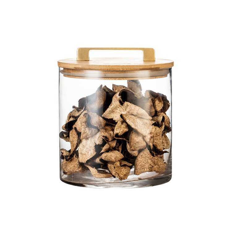 大口密封罐陈皮大号展径干货批发商用带储存罐盖大容量茶叶玻璃瓶