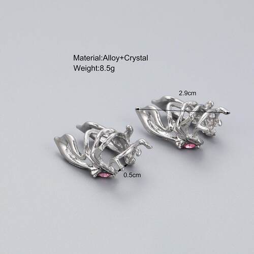 earrings women Ear clamp 蝴蝶精灵耳夹女无耳洞耳骨夹耳挂耳环