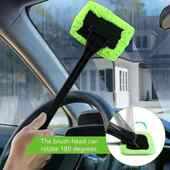 汽车前挡风玻璃除雾刷车内车窗去雾清洁玻璃刷除尘掸擦车洗车神器