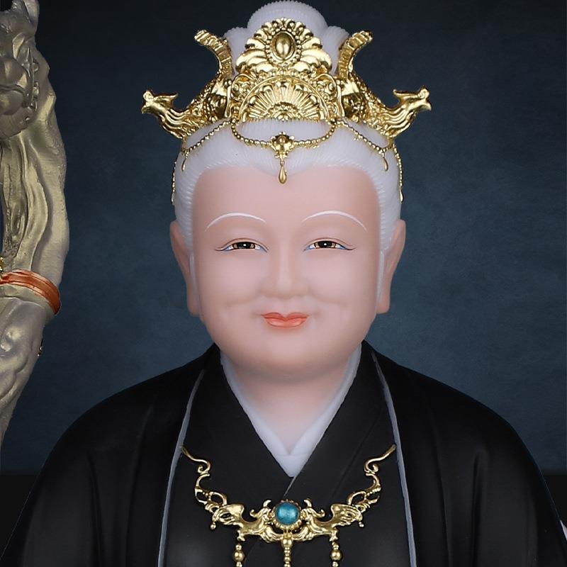 铁刹山黑妈妈像黑老太太神像仿汉白玉供奉家用黑奶奶黑姥姥真身