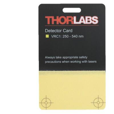 Thorlabs索雷博VRC1紫外可见光观察卡250-540nm