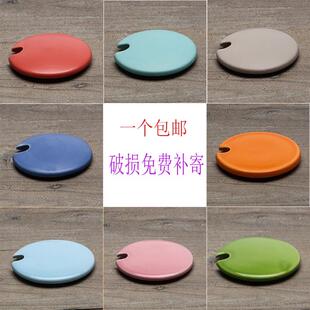 亚光亮光白色盖子陶瓷马克杯水杯咖啡杯玻璃杯盖子有孔可放勺子
