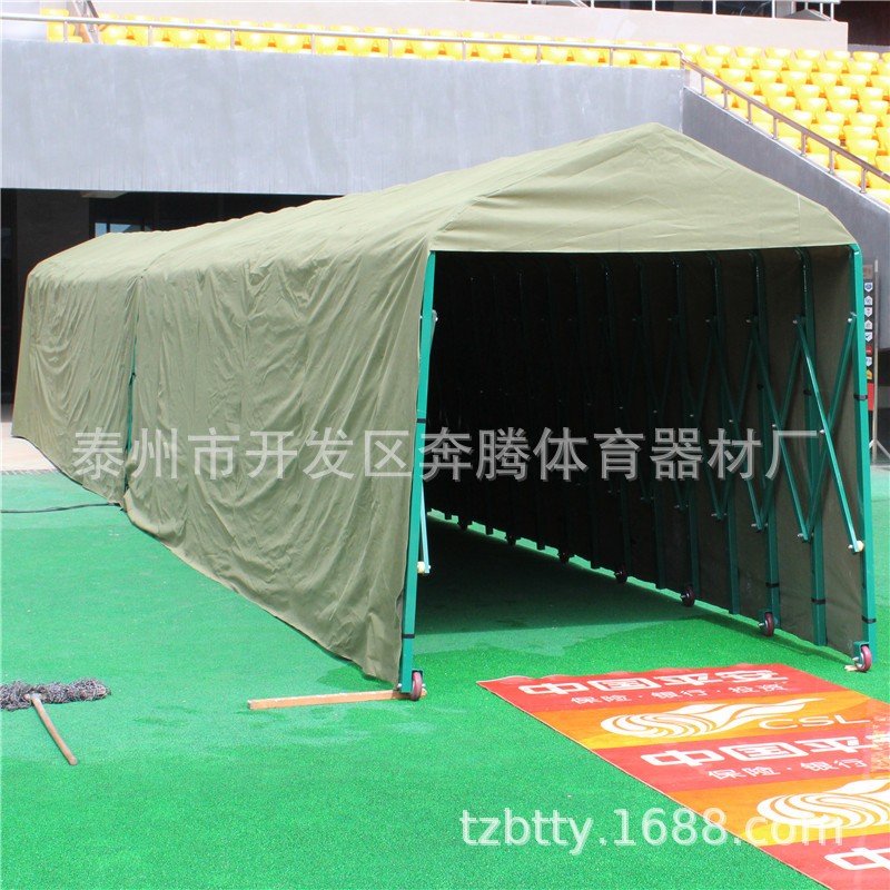 足球运动员防护通道队员进出场通道折叠可移动伸缩不锈钢钢管材料