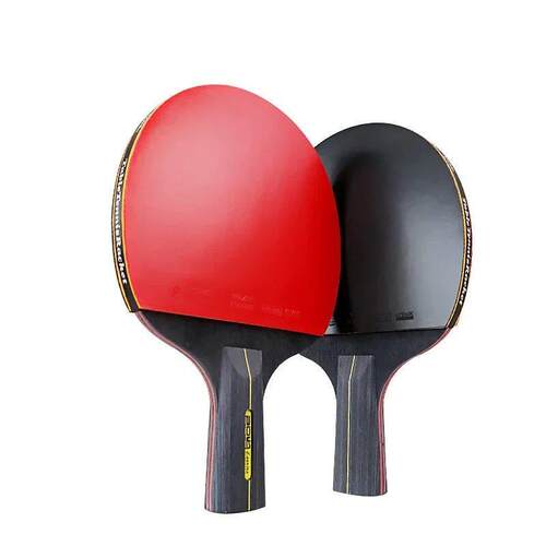 2PCS Professional 6 Star Ping Pong Racket Set Table Tennis R