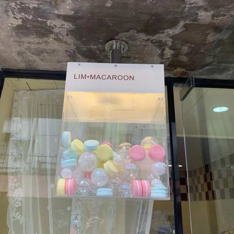 双层透明亚克力旋转灯箱360度展示广告牌网红发光门头装饰招牌定