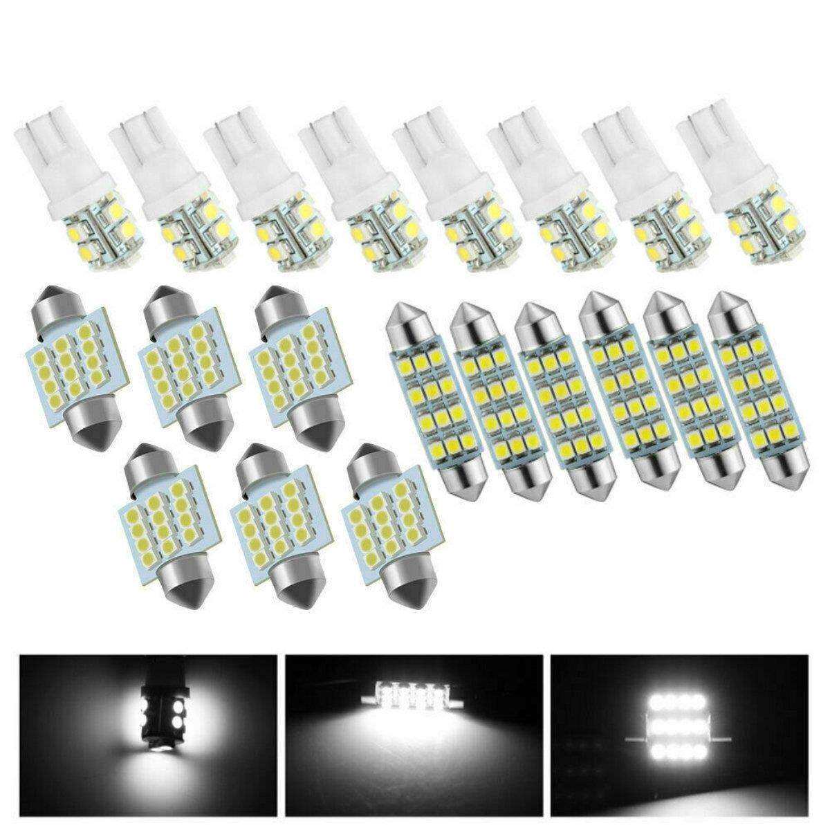汽车LED组合套装 40PCS T10示宽灯 双尖阅读灯 牌照灯室内车门灯